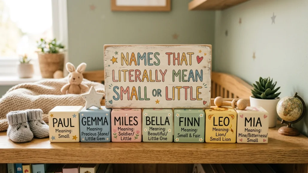 Names That Literally Means Small or Little