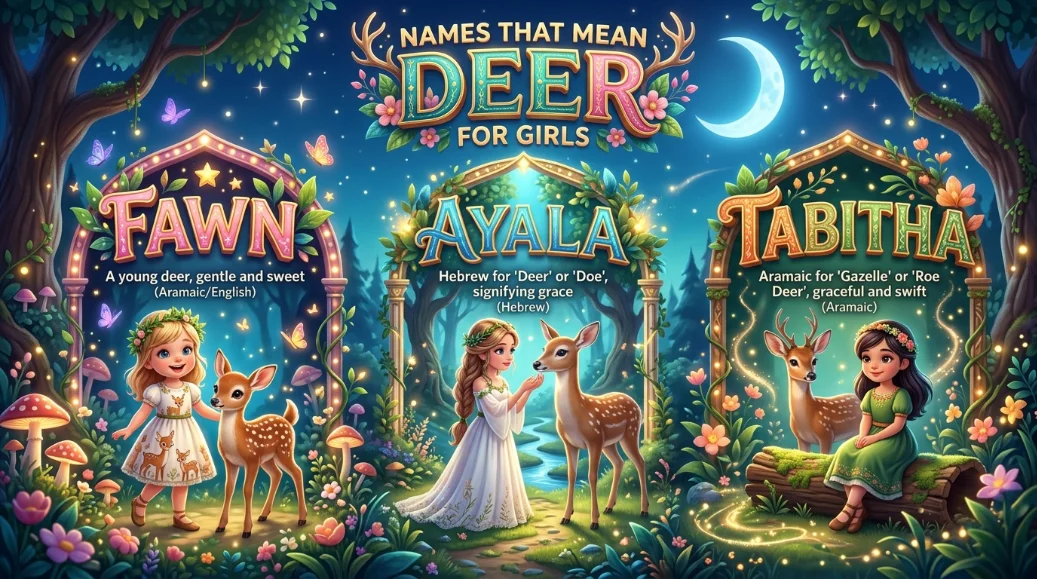 Names That Mean Deer for Girls