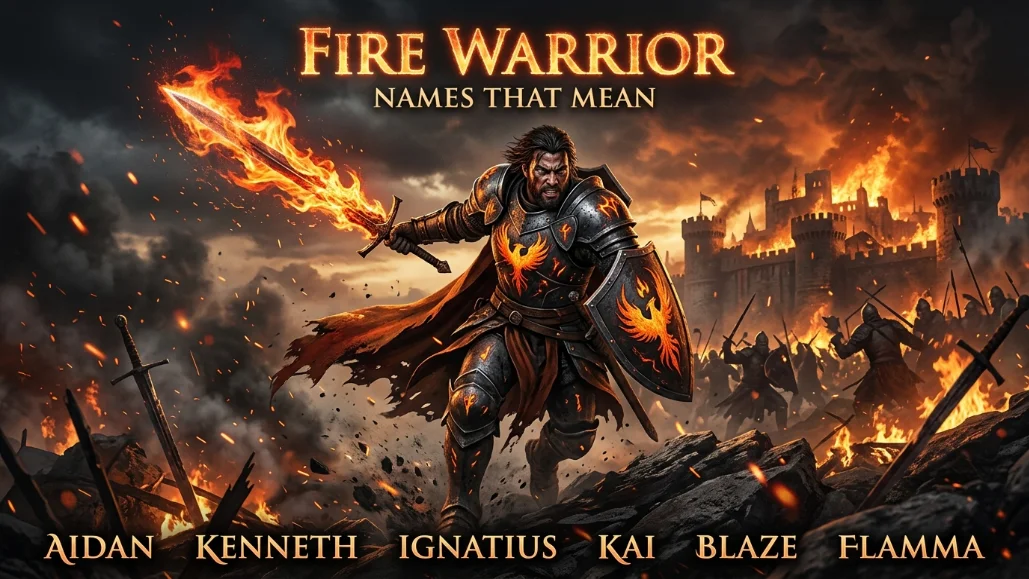 Names That Means Fire Warrior