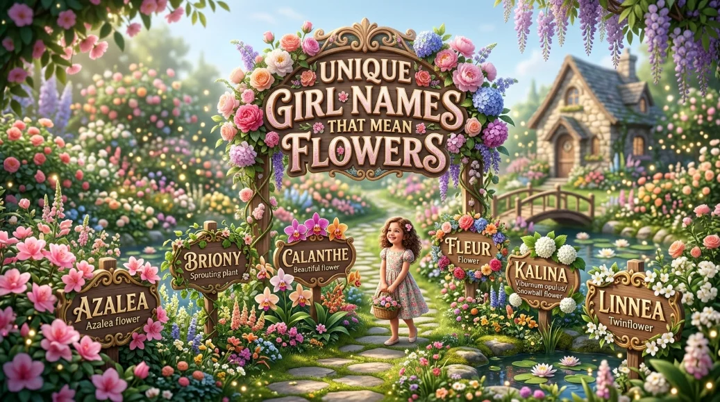 Unique Girl Names That Mean Flowers