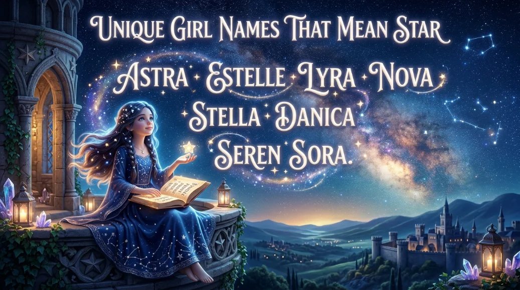 Unique Girl Names That Mean Star