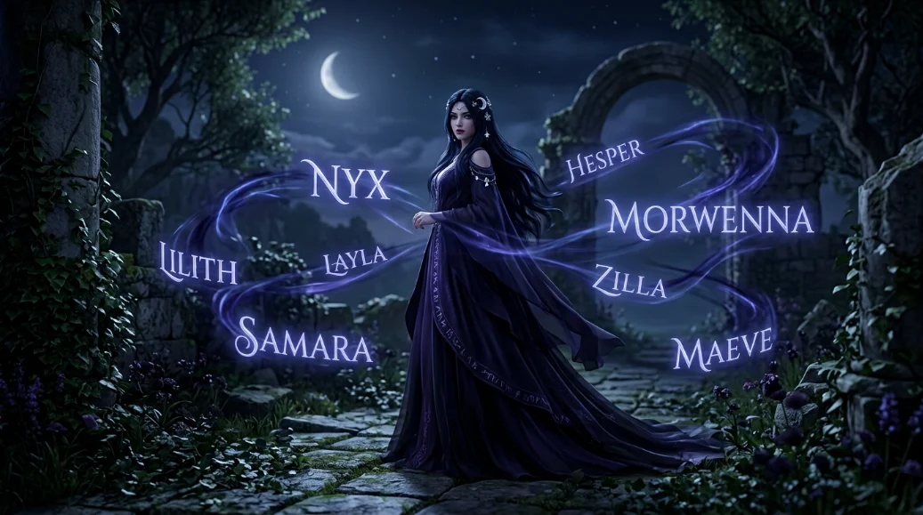 Girl Names That Mean Darkness
