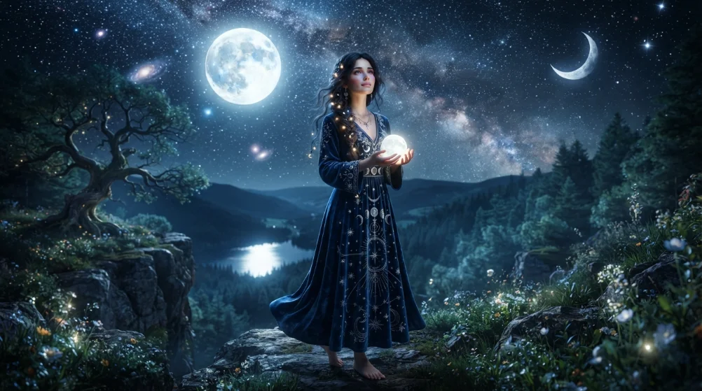 Girl Names That Mean Night or Moon