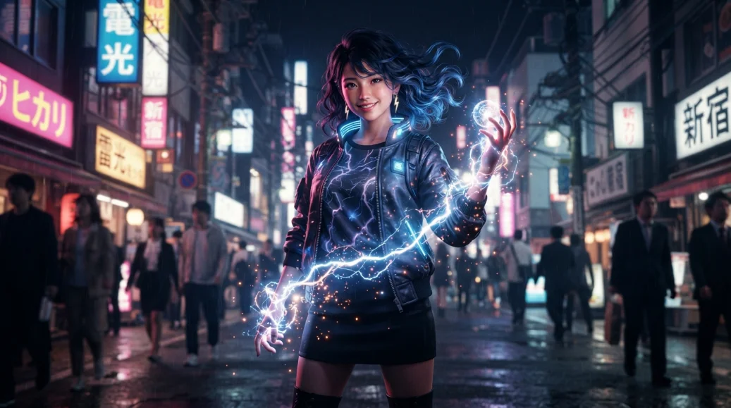 Japanese Girl Names That Mean Electricity