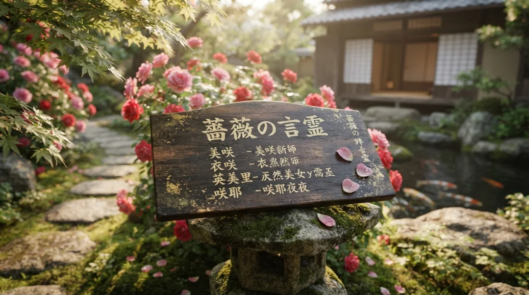 Names That Mean Rose in Japanese
