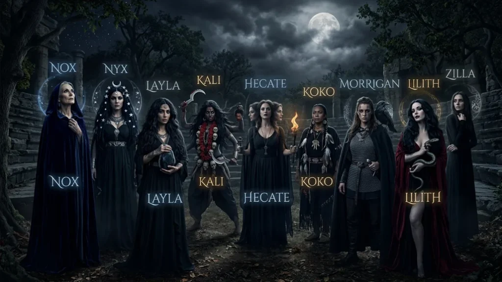 Female Names That Means Darkness