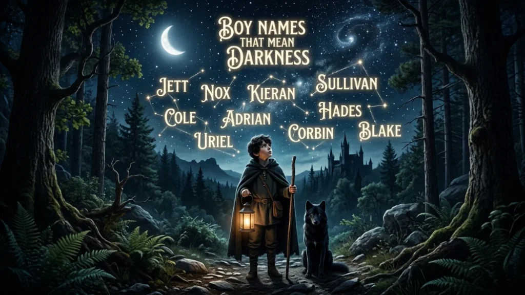 boy names that mean darkness