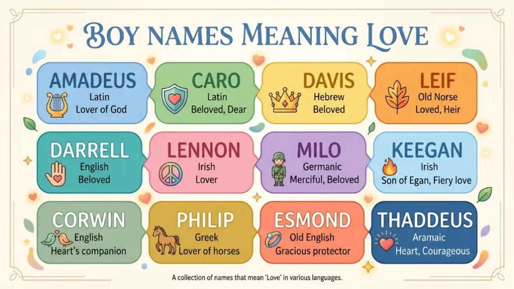 boy names that mean love