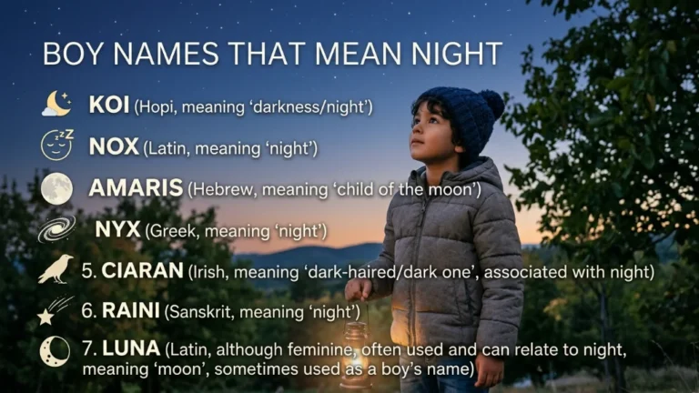 boy names that mean night