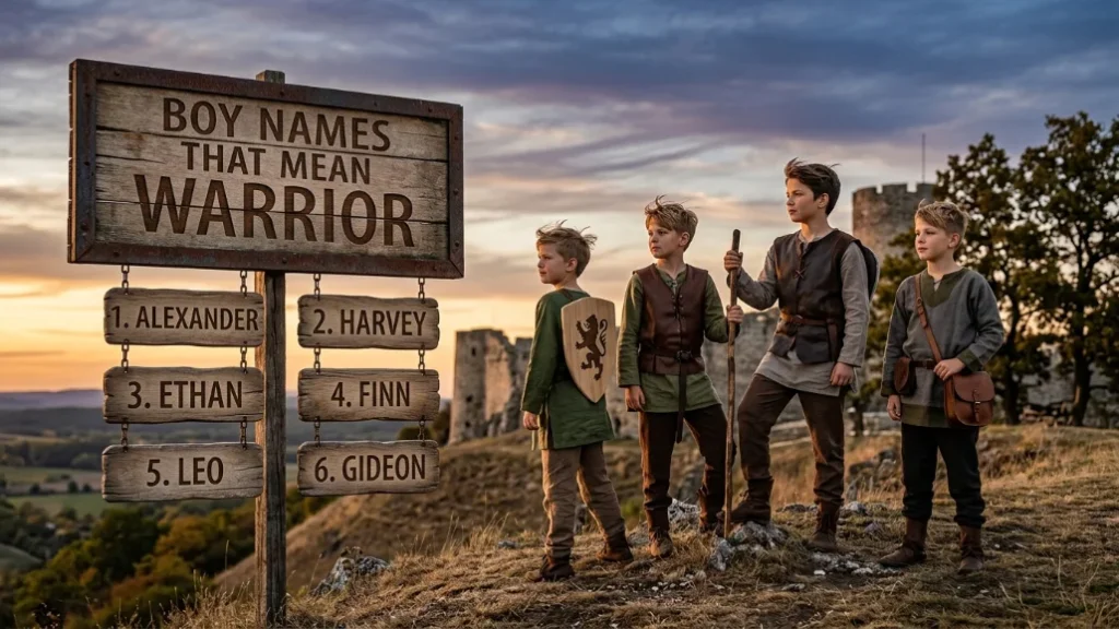 boy names that mean warrior