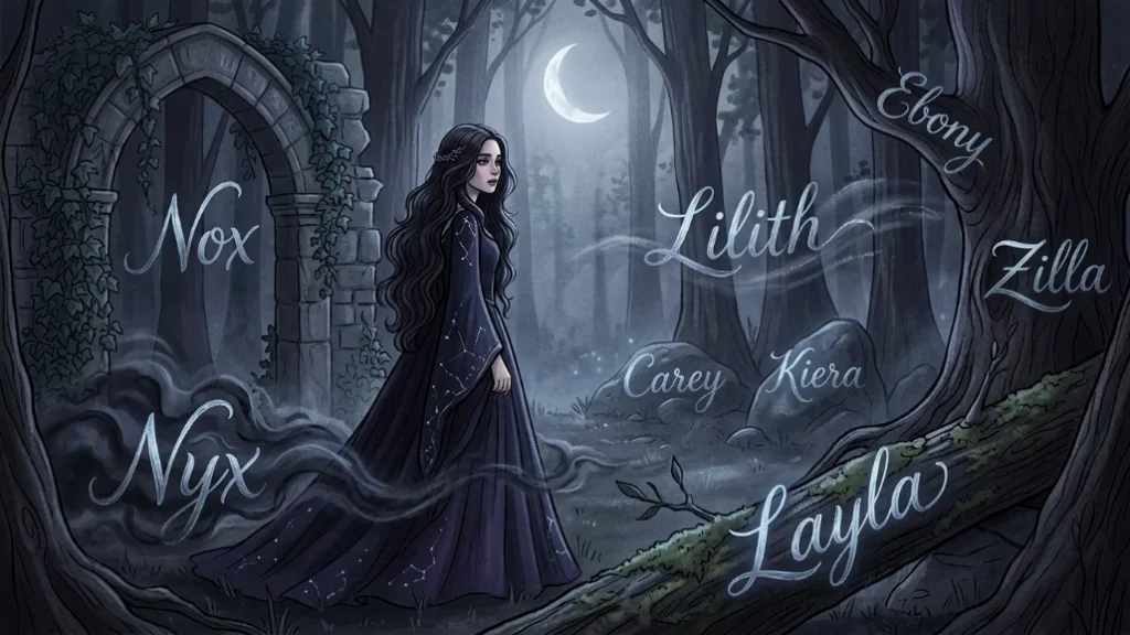 girl names that mean darkness