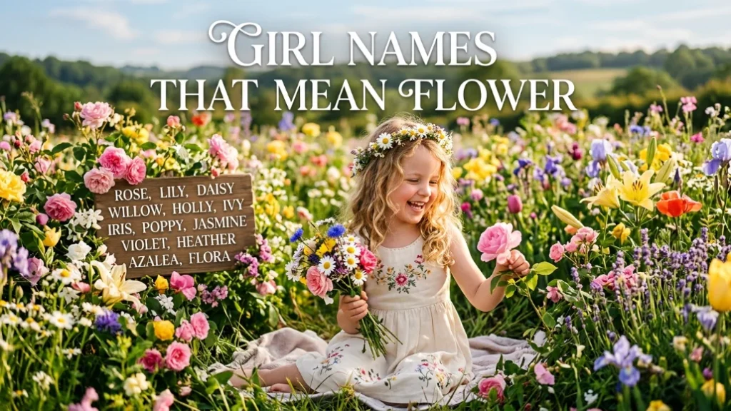 girl names that mean flower