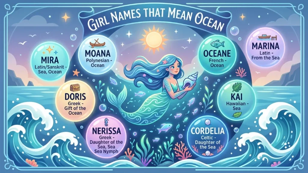 girl names that mean ocean