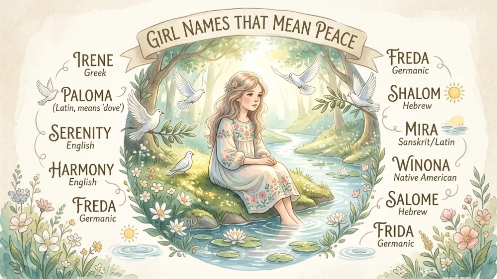 girl names that mean peace