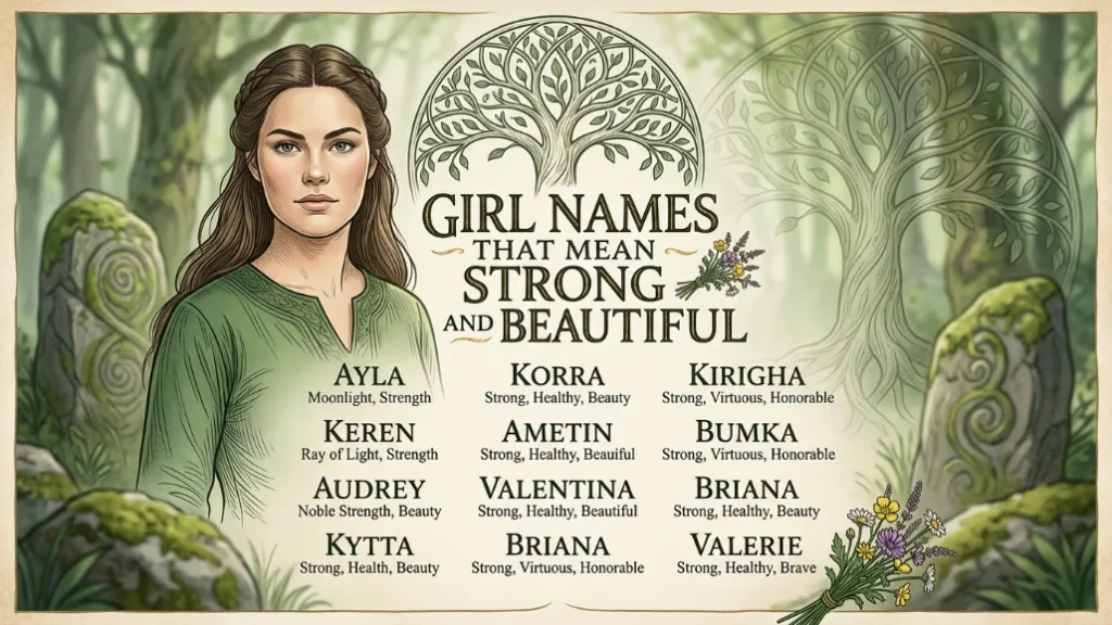 girl names that mean strong and beautiful