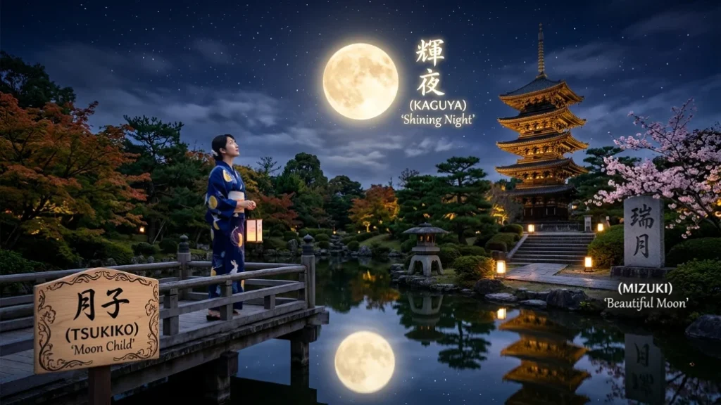 japanese names that mean moon
