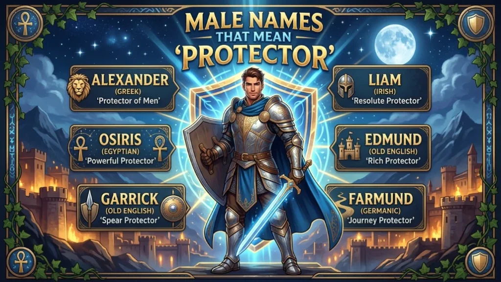 male names that mean protector