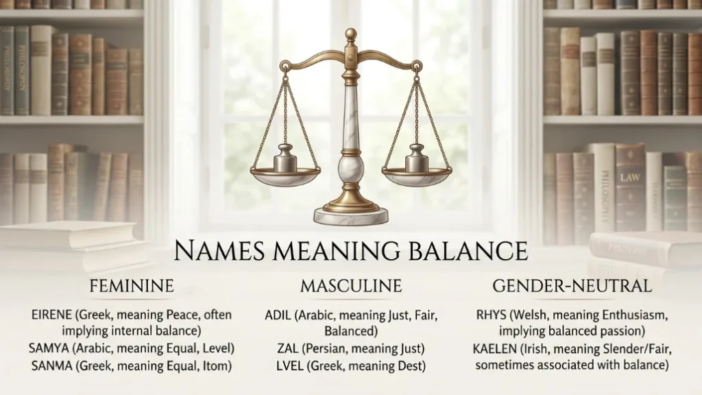 names that mean balance