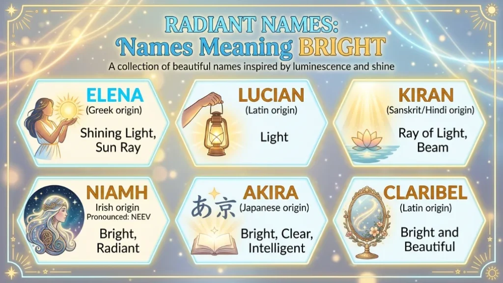names that mean bright
