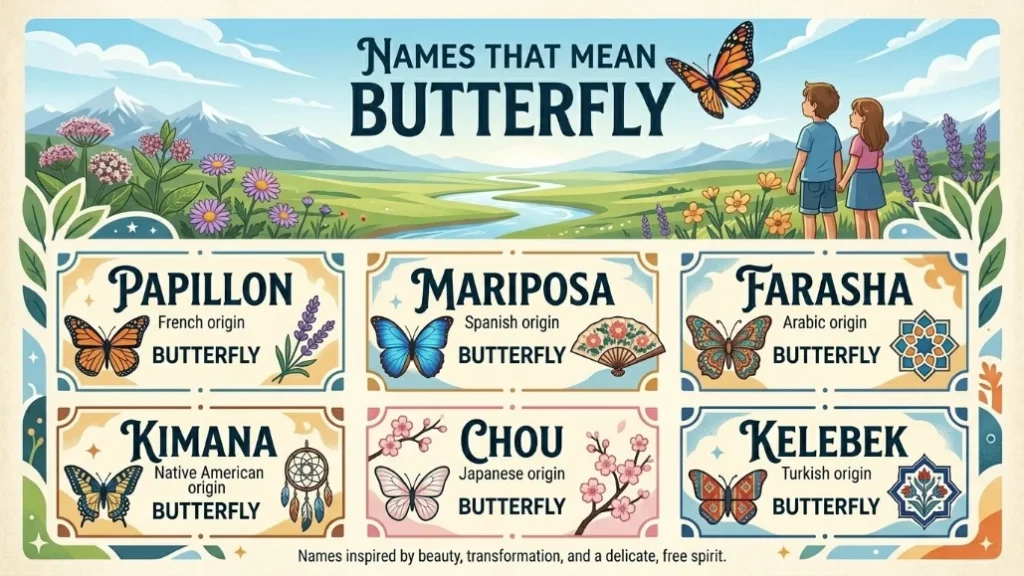 names that mean butterfly