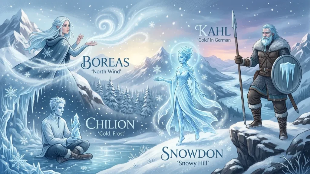 names that mean cold