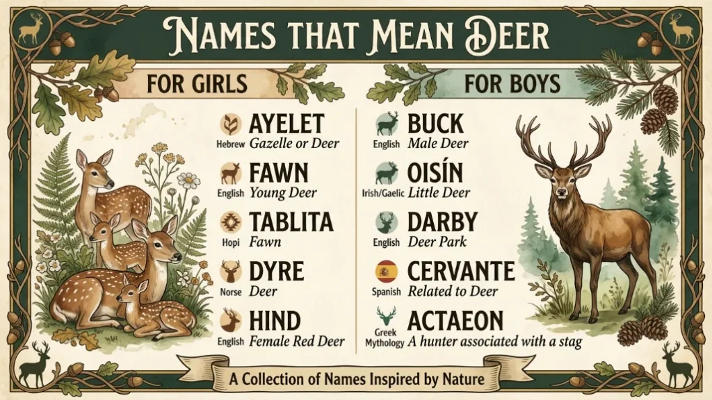 names that mean deer