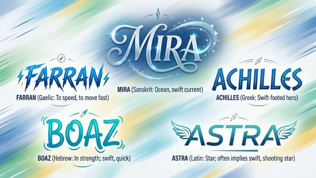 names that mean fast