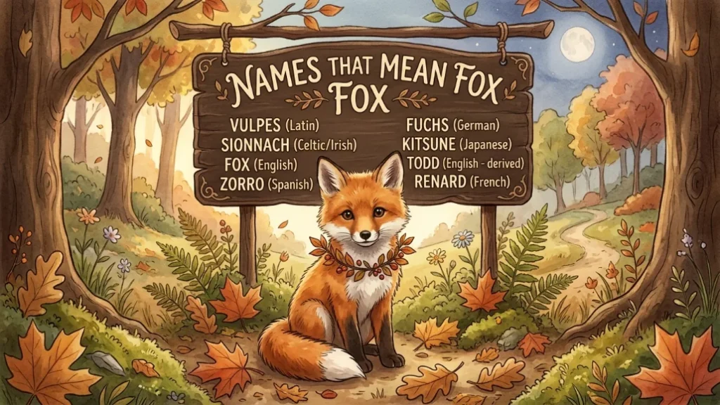 names that mean fox