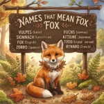 names that mean fox