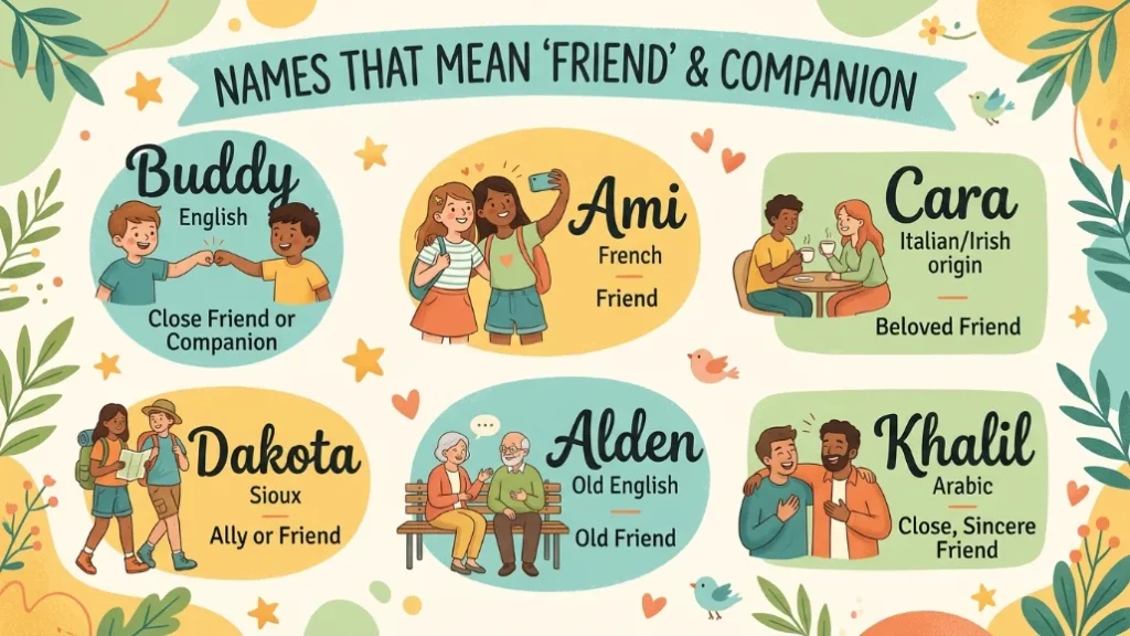 names that mean friend