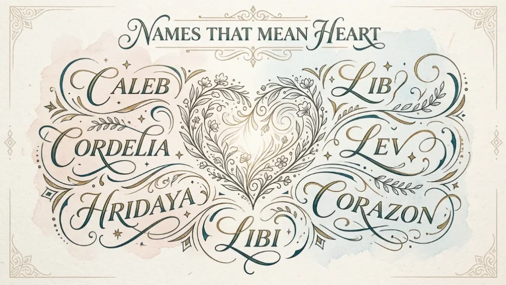 names that mean heart
