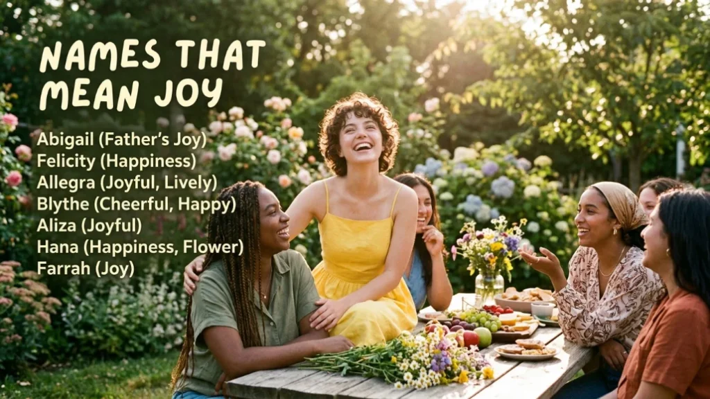 names that mean joy