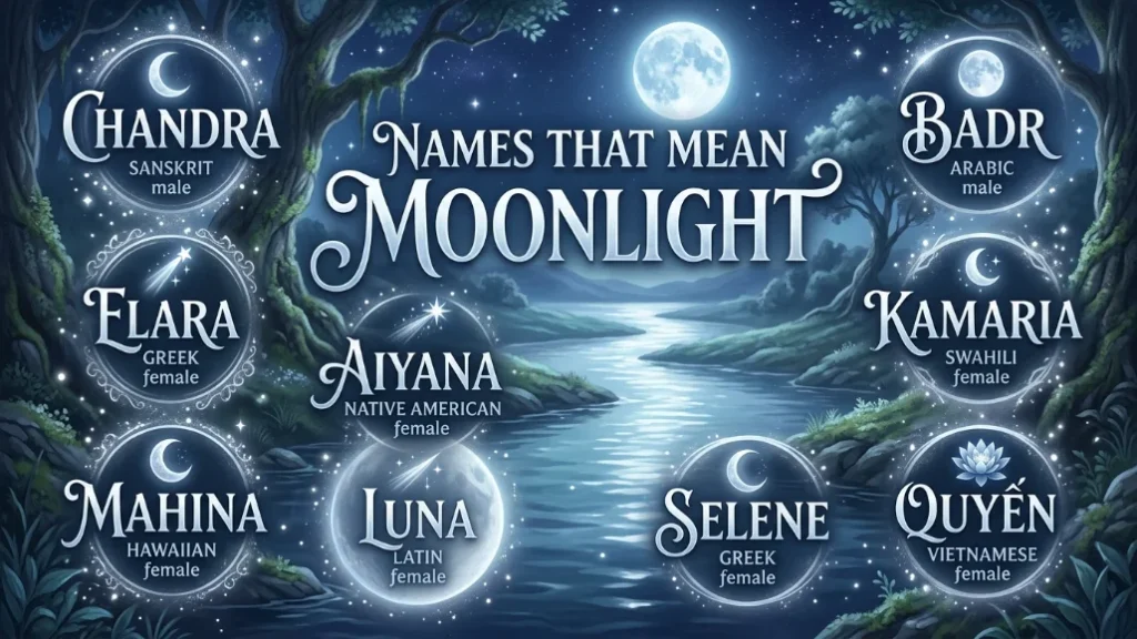 names that mean moonlight