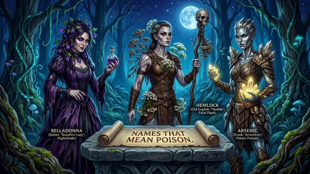 names that mean poison