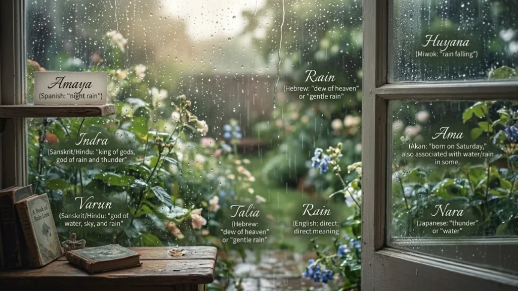 names that mean rain