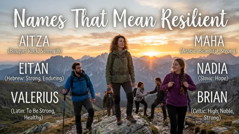 names that mean resilient