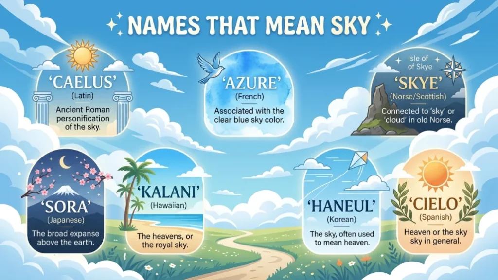 names that mean sky