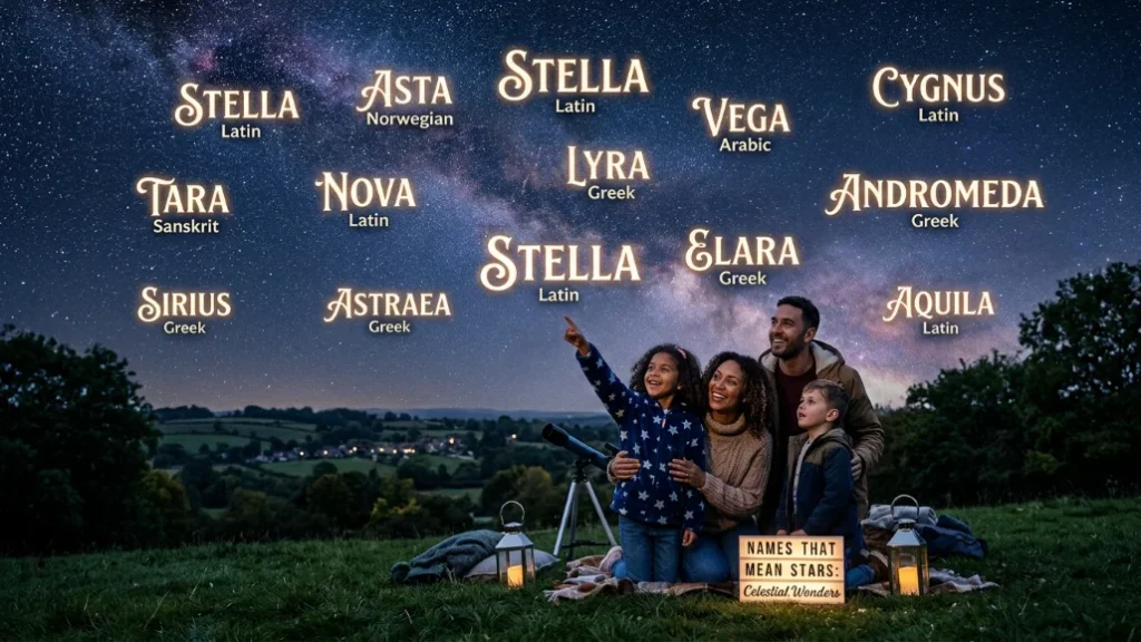 names that mean stars