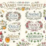 names that mean sweet
