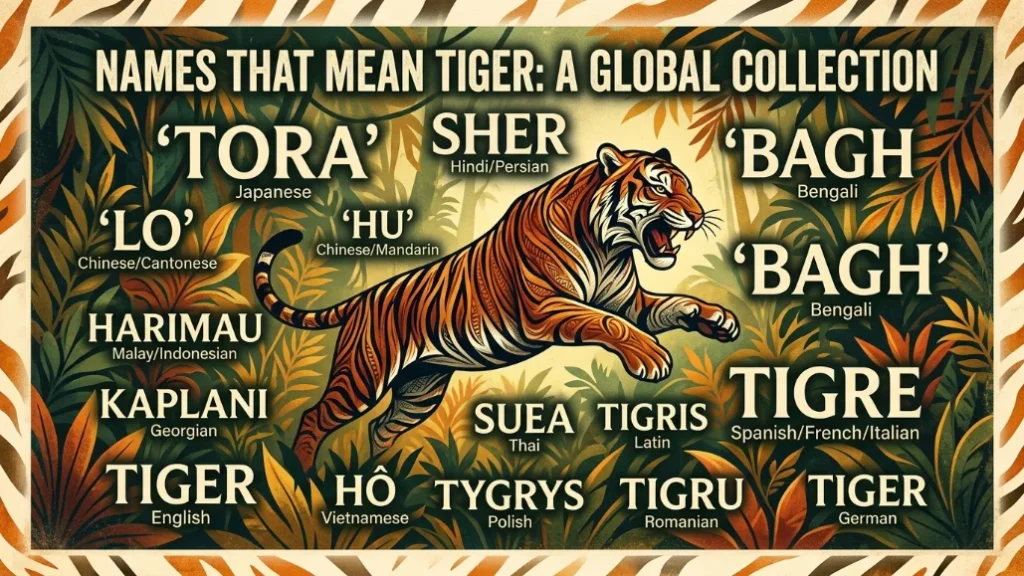 names that mean tiger