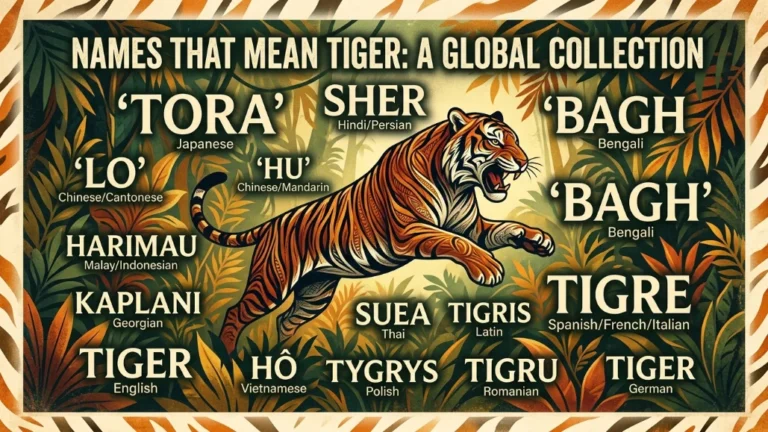 names that mean tiger
