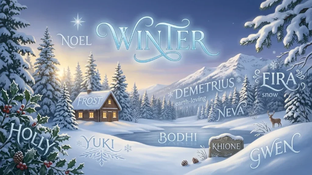 names that mean winter