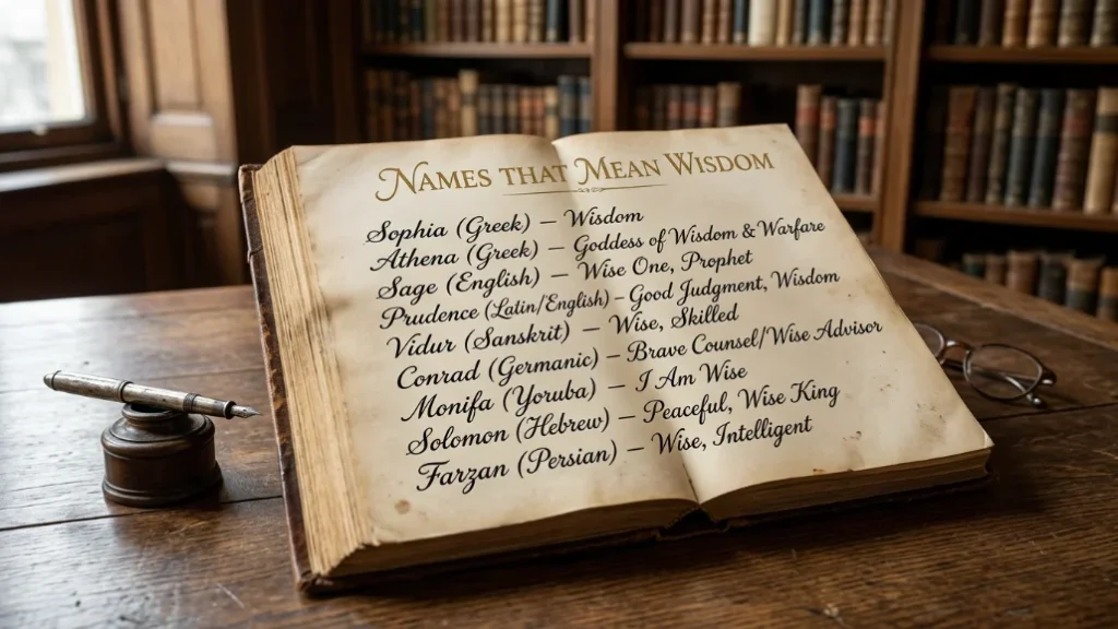 names that mean wisdom