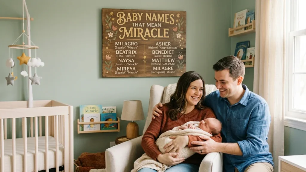 baby names that mean miracle