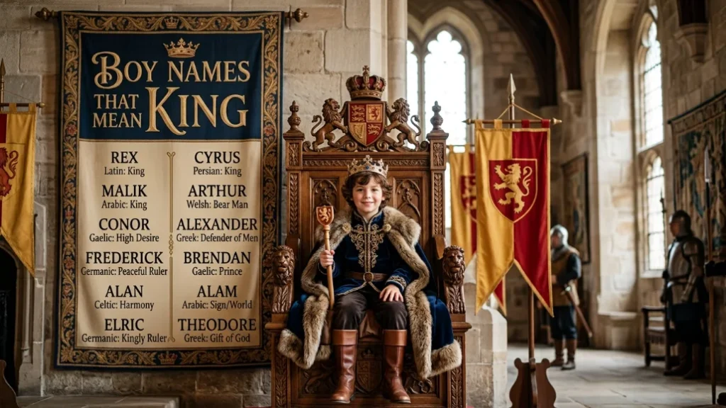 boy names that mean king