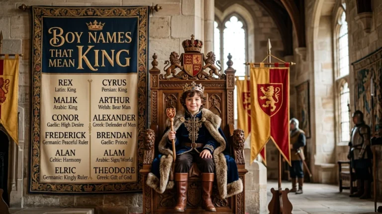 boy names that mean king