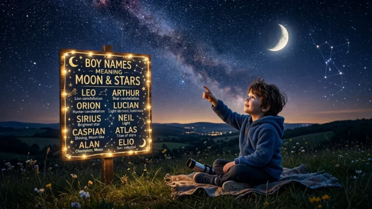 boy names that mean moon or stars