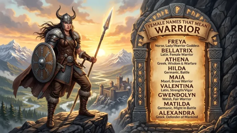 female names that mean warrior