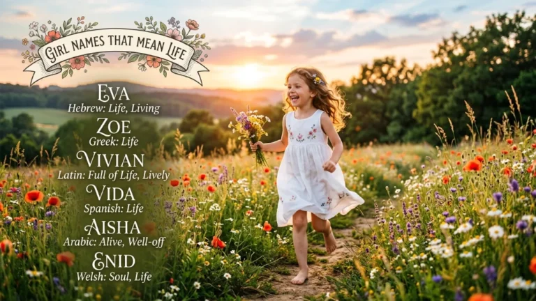 girl names that mean life