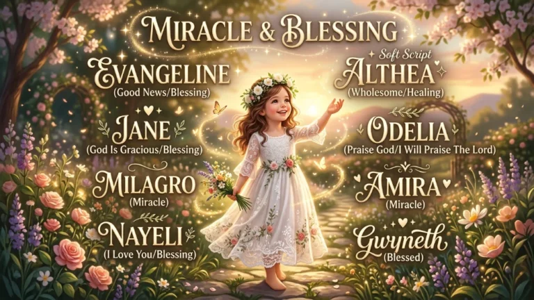 girl names that mean miracle or blessing